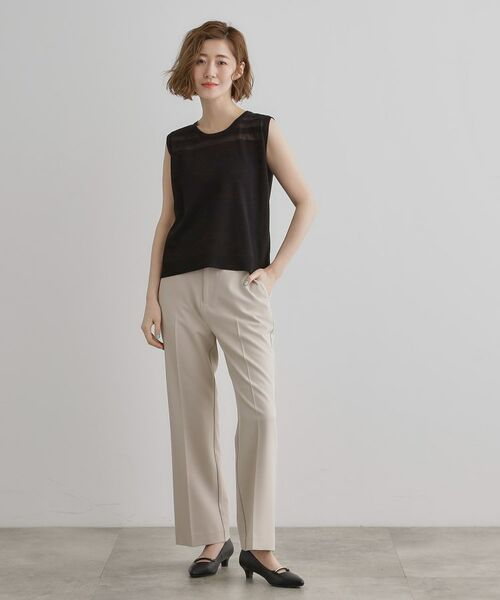 grove / グローブ その他トップス | 【雑誌掲載】シアー素材使いアンサンブルニット | 詳細12