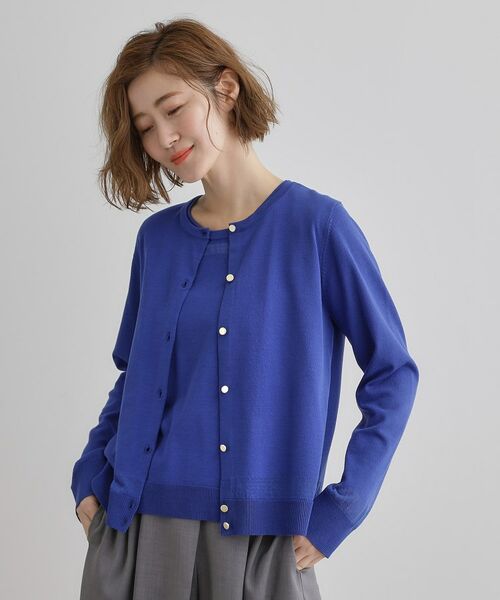 grove / グローブ その他トップス | 【雑誌掲載】シアー素材使いアンサンブルニット | 詳細14