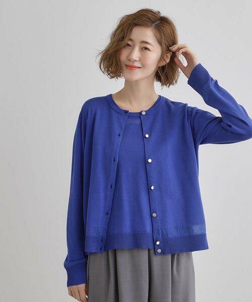 grove / グローブ その他トップス | 【雑誌掲載】シアー素材使いアンサンブルニット | 詳細15