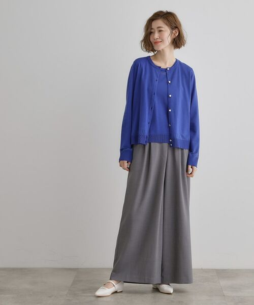 grove / グローブ その他トップス | 【雑誌掲載】シアー素材使いアンサンブルニット | 詳細17