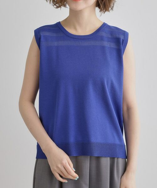 grove / グローブ その他トップス | 【雑誌掲載】シアー素材使いアンサンブルニット | 詳細27