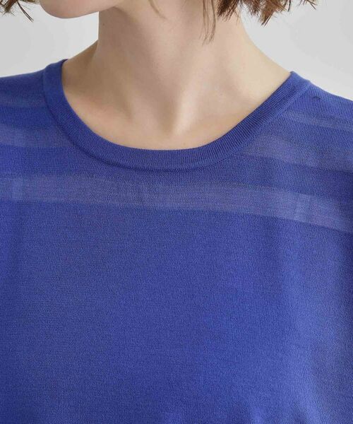 grove / グローブ その他トップス | 【雑誌掲載】シアー素材使いアンサンブルニット | 詳細30