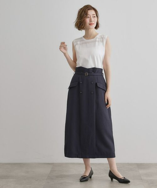 grove / グローブ その他トップス | 【雑誌掲載】シアー素材使いアンサンブルニット | 詳細4