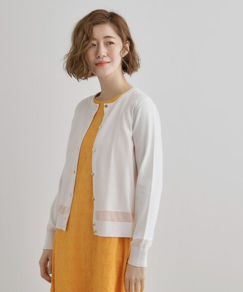 grove / グローブ その他トップス | 【雑誌掲載】シアー素材使いアンサンブルニット | 詳細5