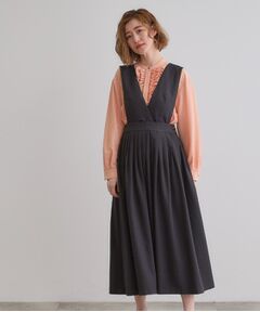 grove / グローブ ロング・マキシ丈ワンピース | 2WAYクラシカルジャンパードレス