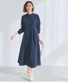 grove / グローブ ロング・マキシ丈ワンピース | ヘリテージフレアシャツワンピース