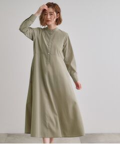 grove / グローブ ロング・マキシ丈ワンピース | ヘリテージフレアシャツワンピース