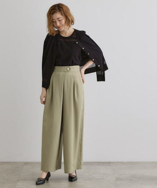 grove / グローブ パンツ | エフォートレスマキシスカンツ | 詳細11