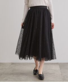 grove / グローブ スカート | 幾何柄チュールスカート