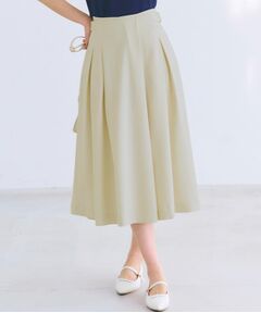 grove / グローブ スカート | サイドベルトタックフレアスカート