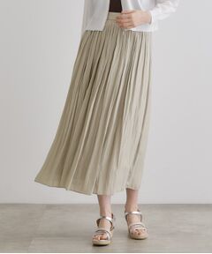 grove / グローブ スカート | 割線サテンギャザースカート