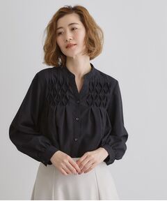 grove / グローブ シャツ・ブラウス | スモッキングタックスキッパーブラウス