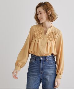 grove / グローブ シャツ・ブラウス | スモッキングタックスキッパーブラウス