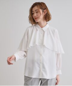 grove / グローブ シャツ・ブラウス | ケープフリルシャツブラウス