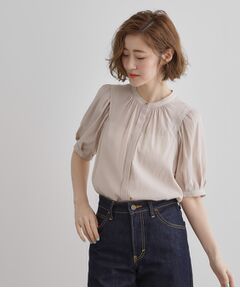 YACCOMARICARD◆フリル/長袖シャツ/ブラウス/コットン/ピンク YACCOMARICARD(ヤッコマリカルド) / フリル/長袖シャツ/ブラウス