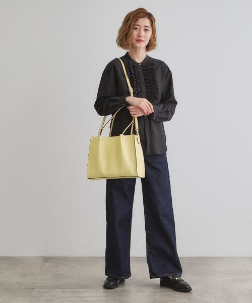 grove / グローブ トートバッグ | 【雑誌掲載】タックハンドルスクエア2WAYトート | 詳細9