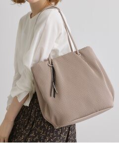 grove / グローブ トートバッグ | プリーツハトメチャーム付きトート
