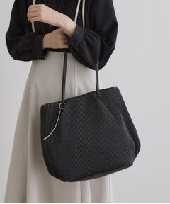 grove / グローブ トートバッグ | プリーツハトメチャーム付きトート