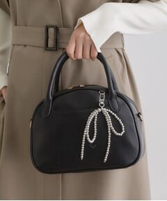 grove / グローブ ボストンバッグ | リボンチャーム2WAYボストン