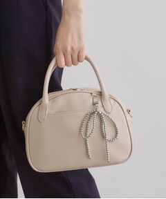 grove / グローブ ボストンバッグ | リボンチャーム2WAYボストン