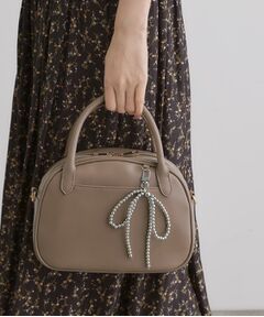 grove / グローブ ボストンバッグ | リボンチャーム2WAYボストン