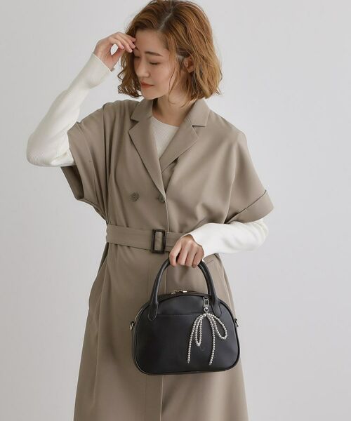 grove / グローブ ボストンバッグ | リボンチャーム2WAYボストン | 詳細1