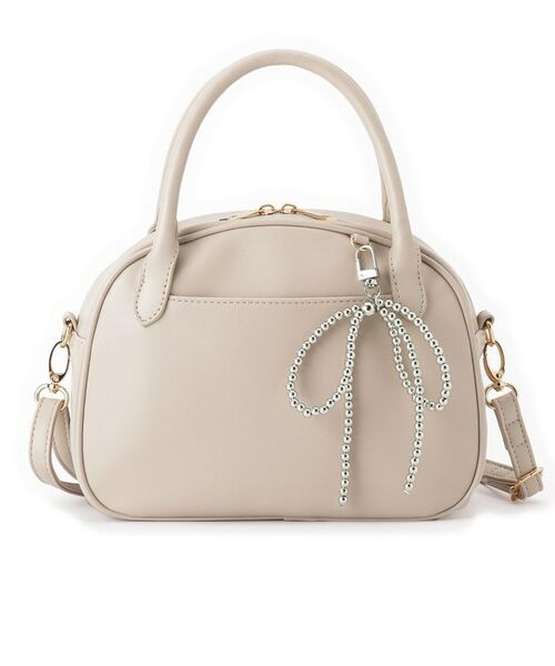 grove / グローブ ボストンバッグ | リボンチャーム2WAYボストン | 詳細12