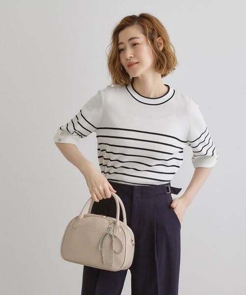 grove / グローブ ボストンバッグ | リボンチャーム2WAYボストン | 詳細3