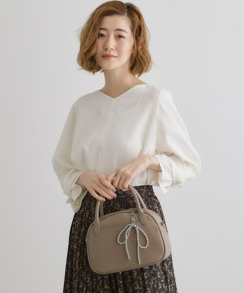 grove / グローブ ボストンバッグ | リボンチャーム2WAYボストン | 詳細5