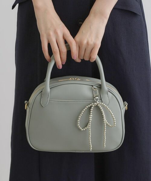 grove / グローブ ボストンバッグ | リボンチャーム2WAYボストン | 詳細7