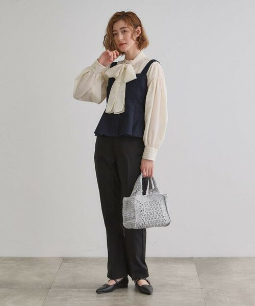 grove / グローブ トートバッグ | 【雑誌掲載】ラメコードスクエア2WAYトート | 詳細3