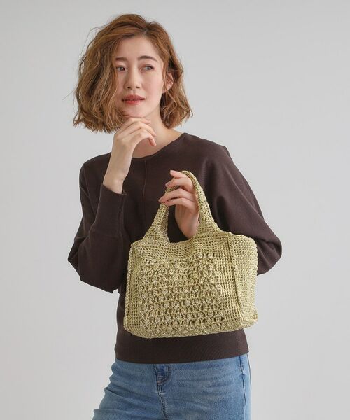 grove / グローブ トートバッグ | 【雑誌掲載】ラメコードスクエア2WAYトート | 詳細5