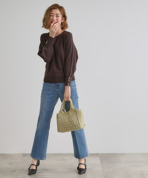 grove / グローブ トートバッグ | 【雑誌掲載】ラメコードスクエア2WAYトート | 詳細6