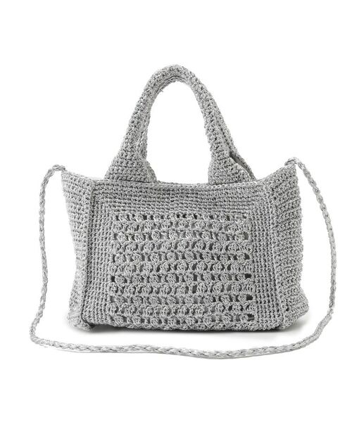 grove / グローブ トートバッグ | 【雑誌掲載】ラメコードスクエア2WAYトート | 詳細9