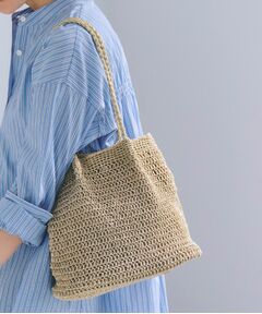 grove / グローブ トートバッグ | ラメコードタックハンドルトート