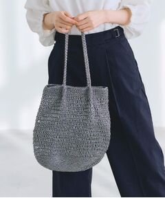 grove / グローブ トートバッグ | ラメコードタックハンドルトート