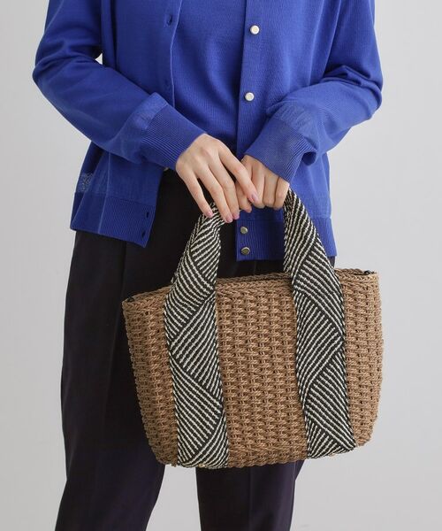 grove/グローブ ペーパー巾着コードラメ2WAYトート ベージュ(052) 00 grove/グローブ ペーパー巾着コードラメ2WAYトート ベージュ(052) 00