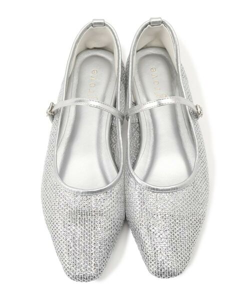 grove / グローブ フラットシューズ | メッシュメリージェーンフラットパンプス | 詳細4