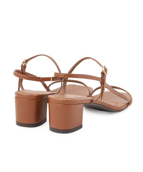 grove / グローブ サンダル | 【細めのストラップでトレンド感◎】スリムストリングヒールサンダル | 詳細3