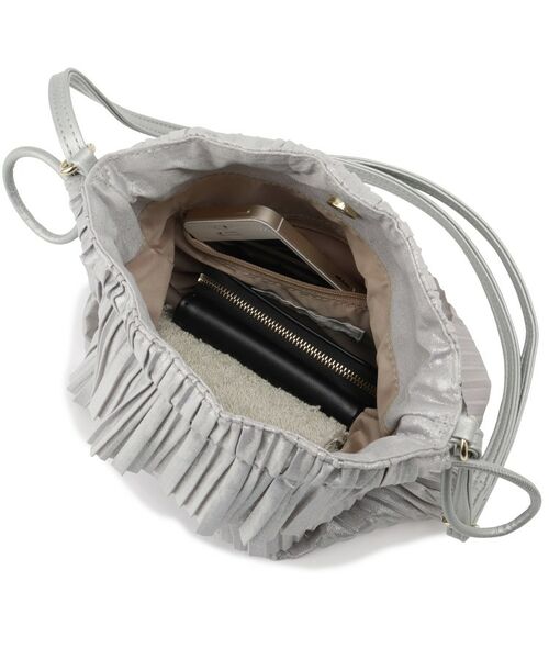 grove / グローブ ショルダーバッグ | ラメプリーツティアードミニショルダー | 詳細15