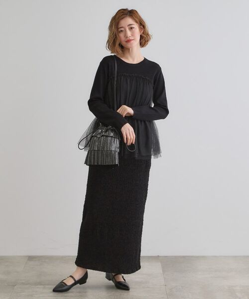 grove / グローブ ショルダーバッグ | ラメプリーツティアードミニショルダー | 詳細4