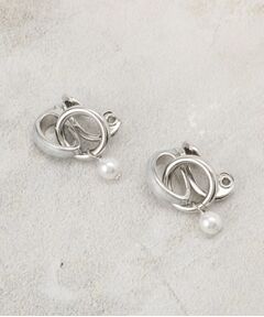 grove / グローブ ピアス・イヤリング | 【痛くなりにくい】エポメタルリングパール調イヤリング