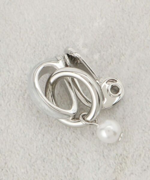 grove / グローブ ピアス・イヤリング | 【痛くなりにくい】エポメタルリングパール調イヤリング | 詳細2