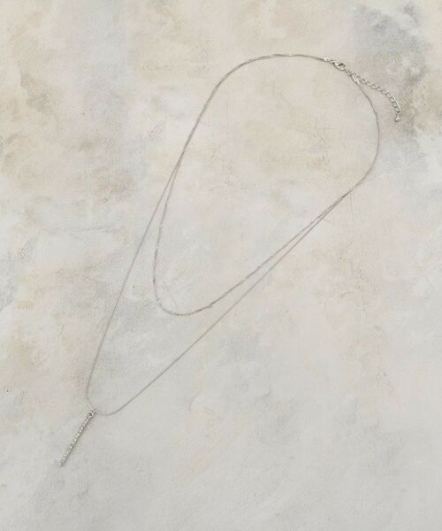 grove / グローブ ネックレス・ペンダント・チョーカー | ビジューバー2連ネックレス | 詳細2