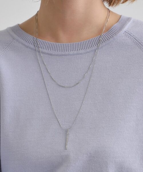 grove / グローブ ネックレス・ペンダント・チョーカー | ビジューバー2連ネックレス | 詳細4