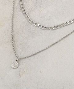 grove / グローブ ネックレス・ペンダント・チョーカー | ミニコイン2連チェーンネックレス