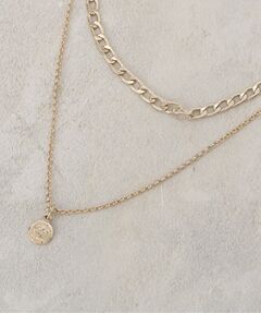 grove / グローブ ネックレス・ペンダント・チョーカー | ミニコイン2連チェーンネックレス