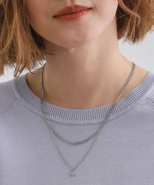 grove / グローブ ネックレス・ペンダント・チョーカー | ミニコイン2連チェーンネックレス | 詳細5