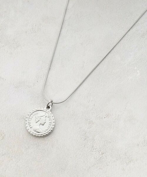 grove/グローブ 【ステンレス】コインチェーンネックレス シルバー(006) 00 grove/グローブ 【ステンレス】コインチェーンネックレス シルバー(006) 00