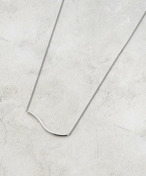 grove / グローブ ネックレス・ペンダント・チョーカー | 【ステンレス】ニュアンスメタルバーネックレス | 詳細1